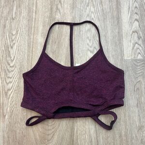 Free People Movement Infinty T Back Sports Bra Wine size medium